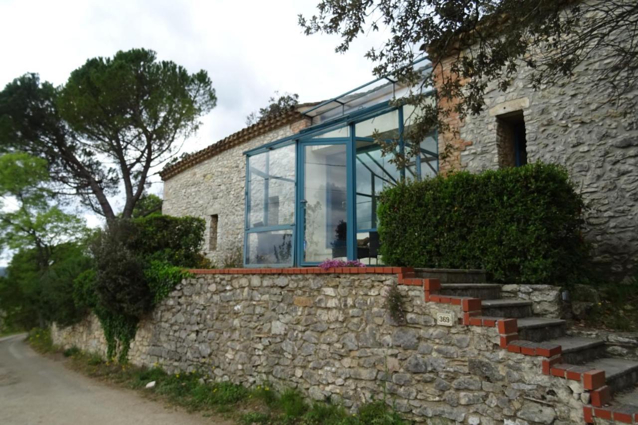 Villa Mas En Pierres Seches Avec Piscine Lussan  Esterno foto